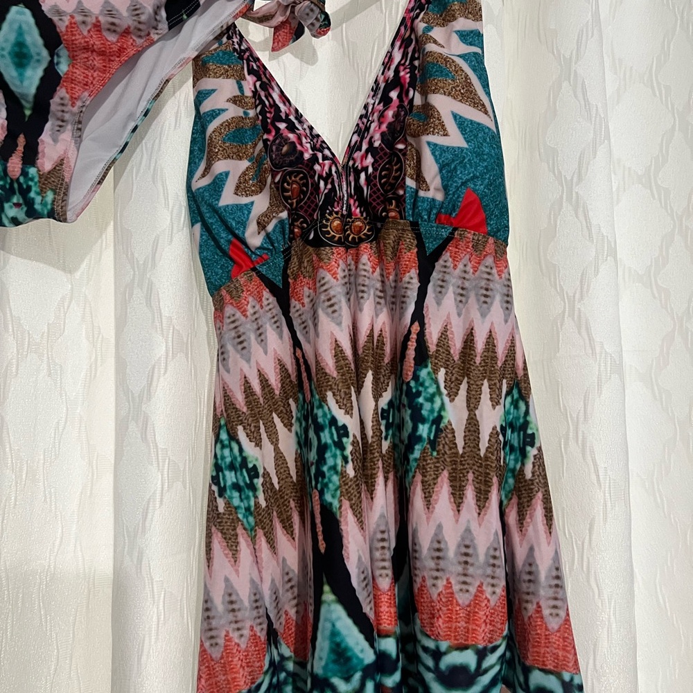 Colorful Patterned Bikini Bottom - Picture 2 of 4